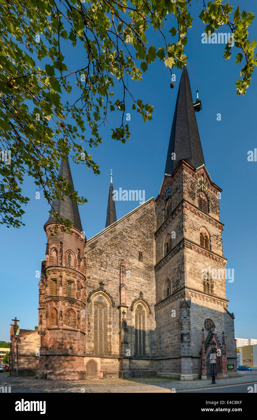 Katharinenkirche (la chiesa di Saint Catherine) di stile gotico, in Zwickau, Bassa Sassonia, Germania Foto Stock