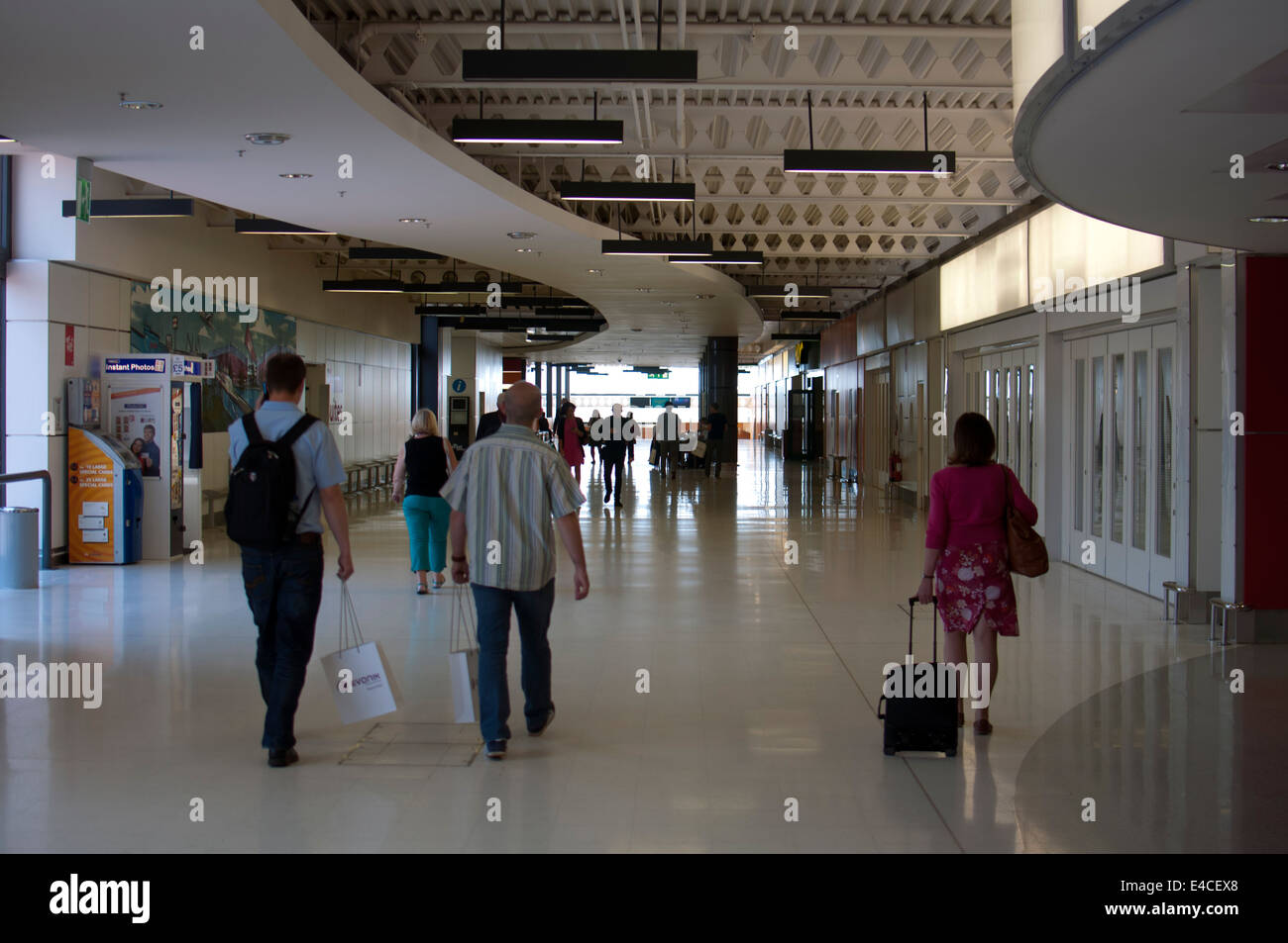 Il NEC, corridoi interni, Birmingham REGNO UNITO Foto Stock