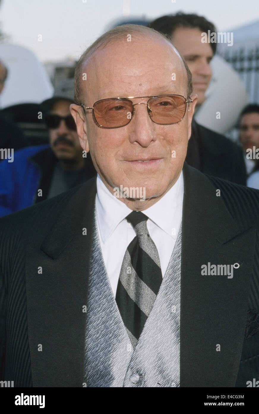 CLIVE DAVIS record americano produttore nel 2000. Foto di Jeffrey Mayer Foto Stock