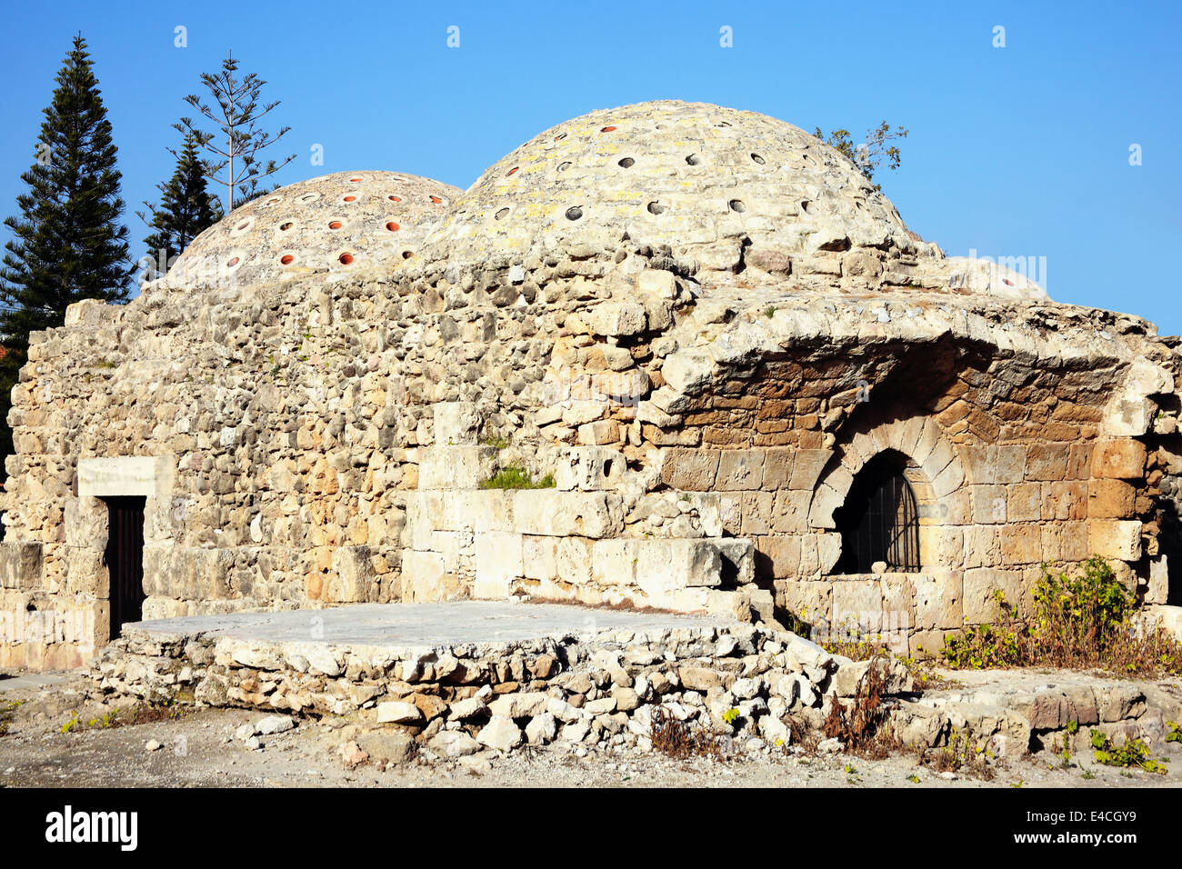 Ottomano medievale di bagni turchi, Paphos, Cipro Foto Stock