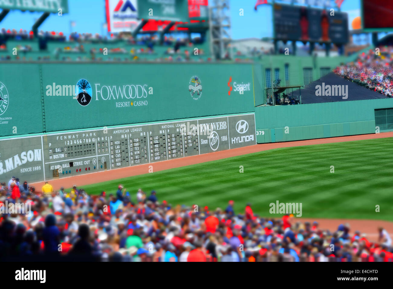 Il Fenway Park di Boston Massachusetts. Foto Stock