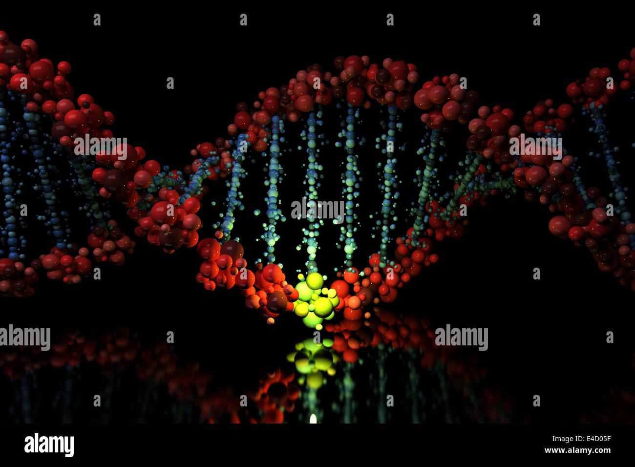 Un difetto in background di DNA Foto Stock