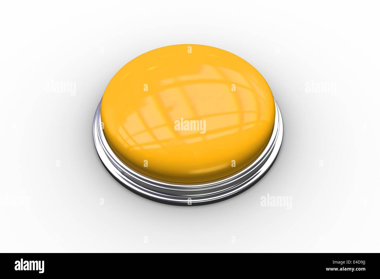 Generati digitalmente giallo lucido a pulsante Foto Stock