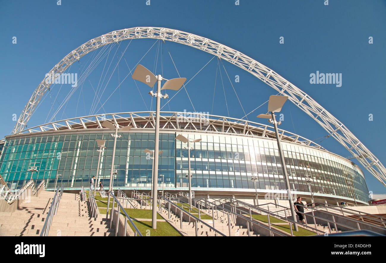 Wembley Stadium,Wembley,Londra,UK Foto Stock