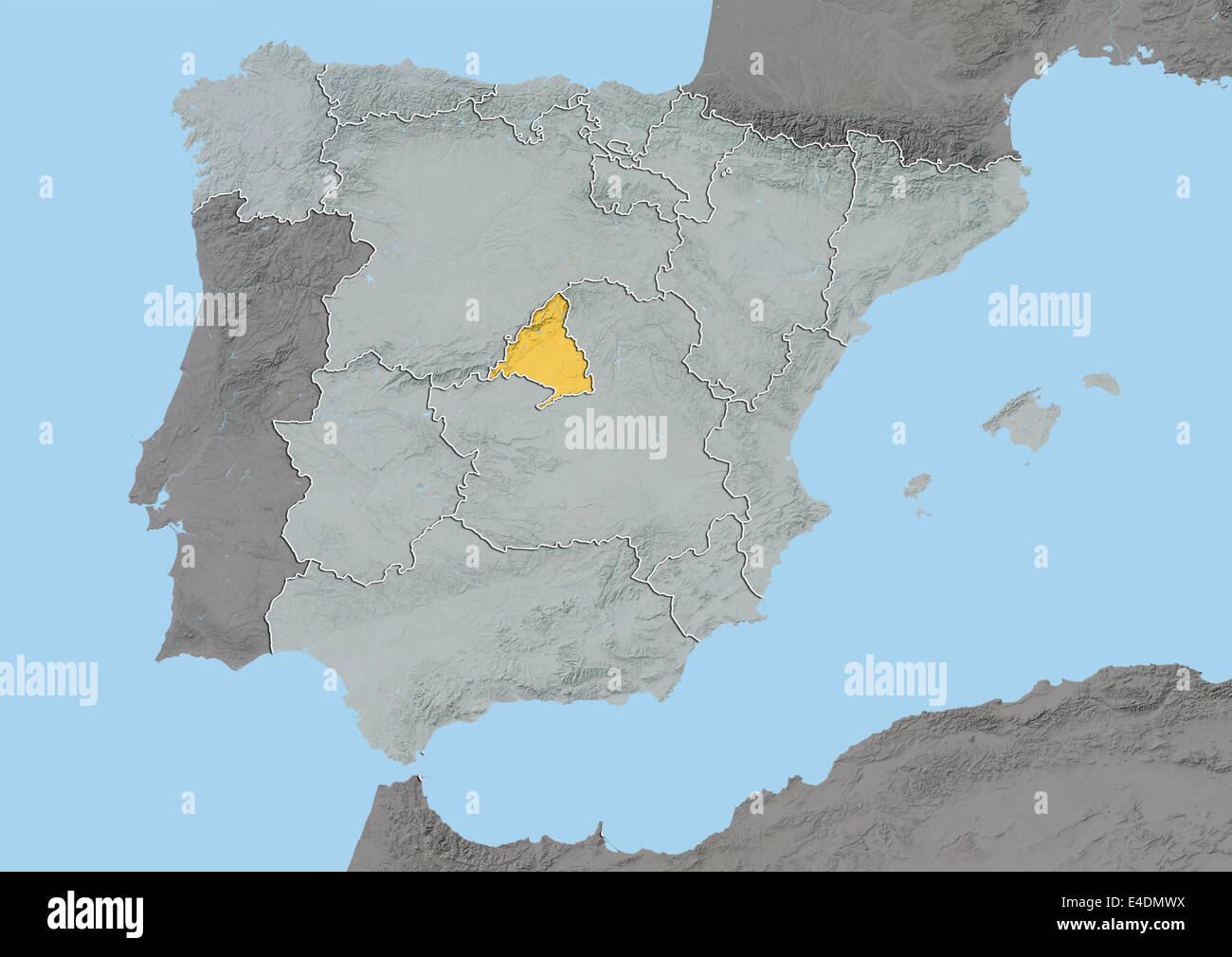 Madrid, Spagna, Mappa di sfiato Foto Stock