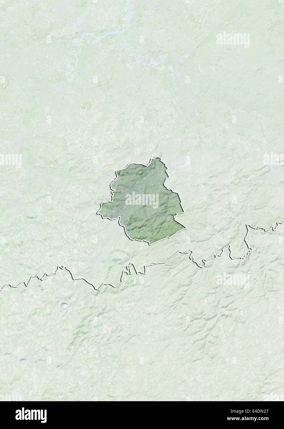 La regione di Bruxelles, Belgio, Mappa di sfiato Foto Stock