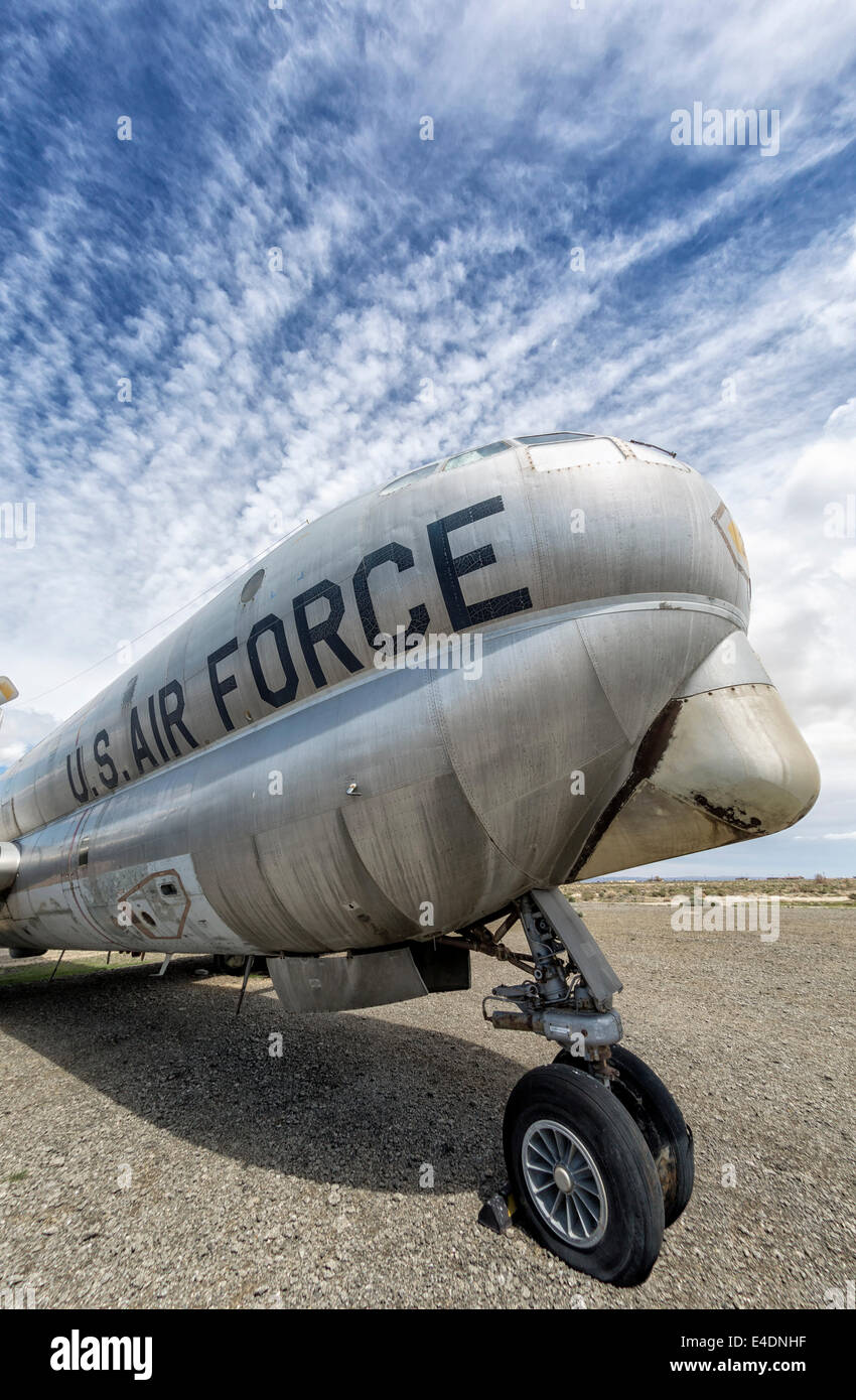 Cimitero di aeromobili - California ANG/ USAF Boeing KC97 Tanker/ Freighter Foto Stock