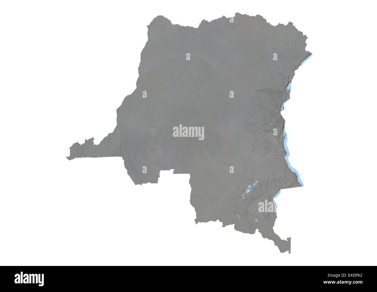 Repubblica democratica del Congo, Mappa di sfiato Foto Stock