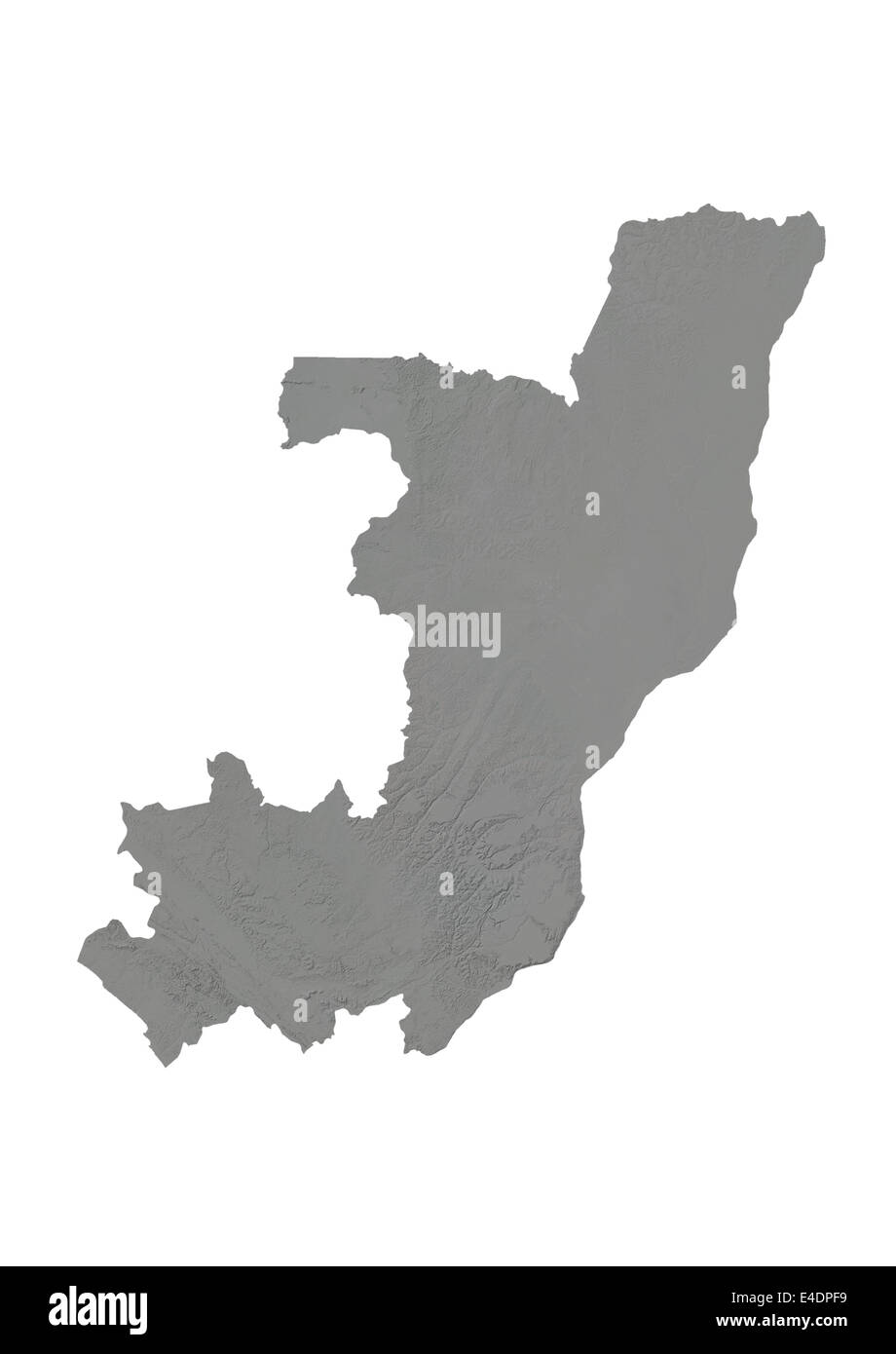 Repubblica del Congo, Mappa di sfiato Foto Stock