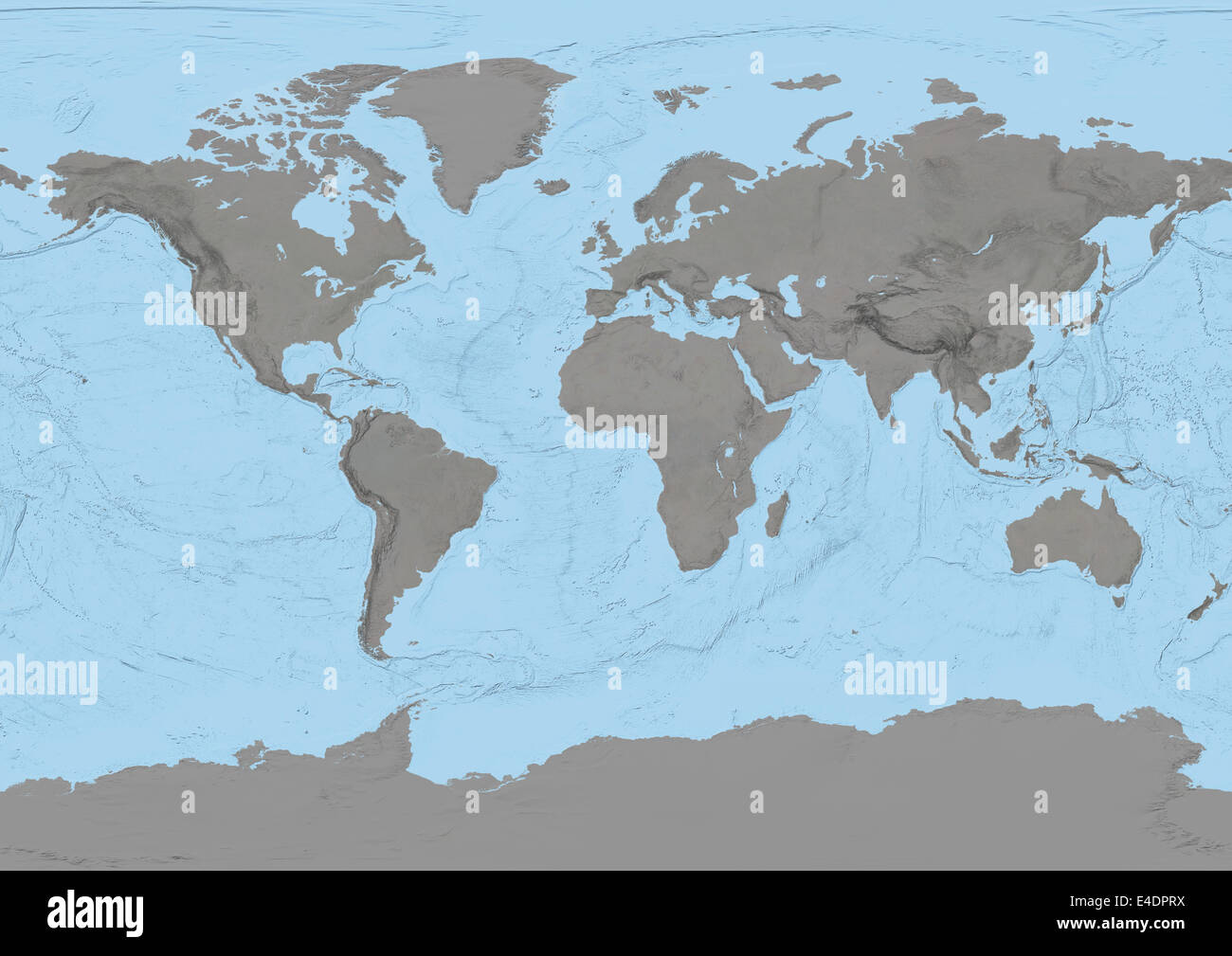 Mappa del mondo Foto Stock