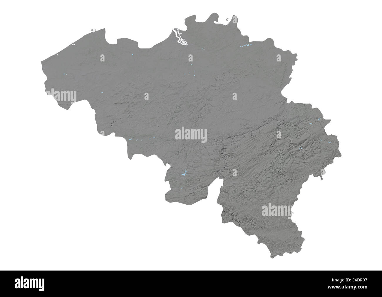 Belgio, Mappa di sfiato Foto Stock