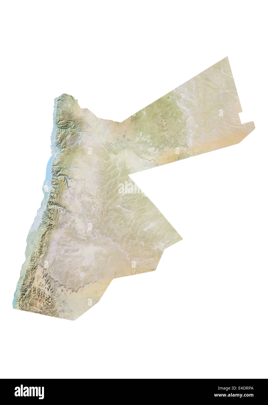 Giordania, Mappa di sfiato Foto Stock