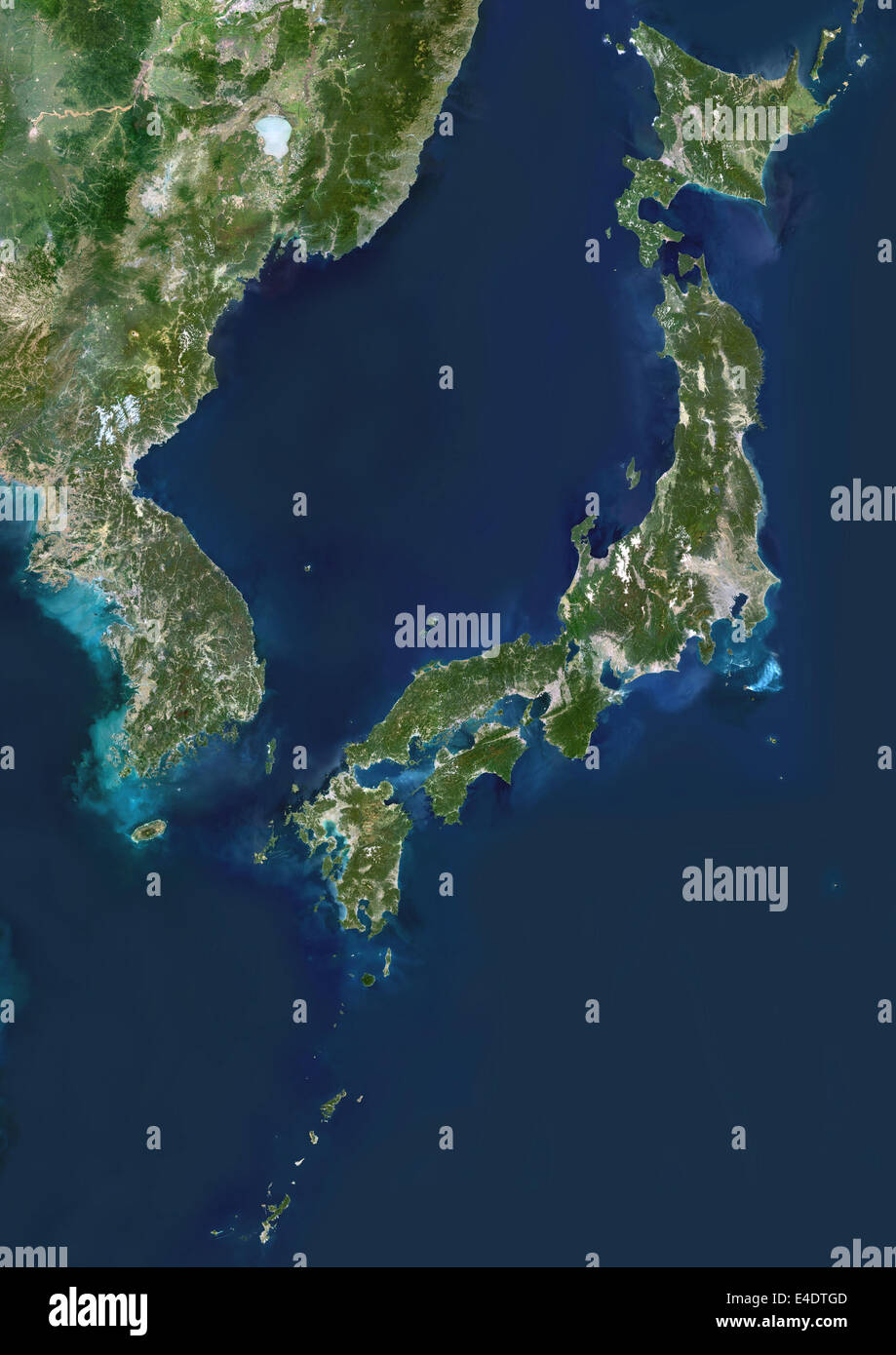 Satellite Map Japan Immagini E Fotos Stock Alamy