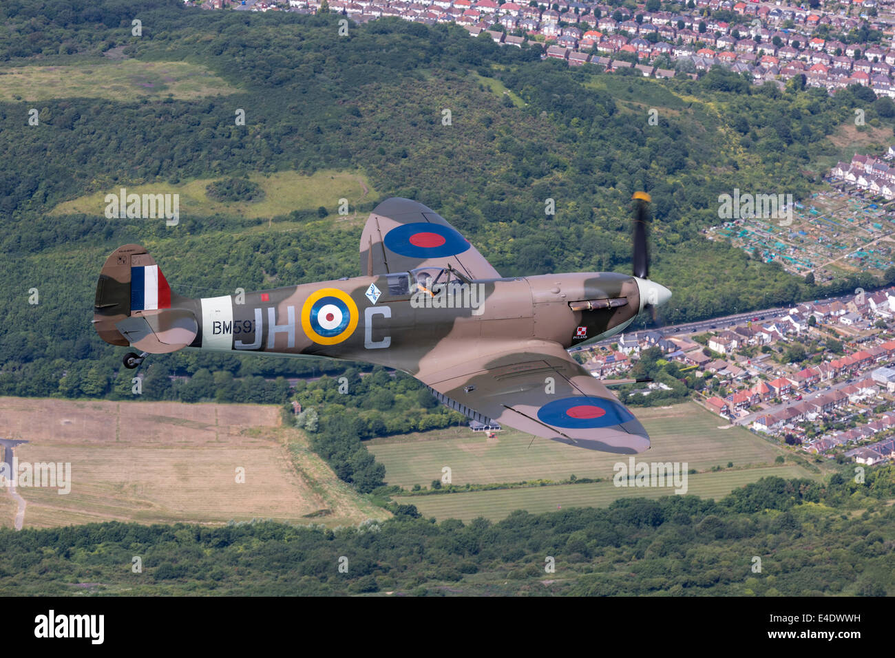 Vickers Supermarine Spitfire Foto Stock