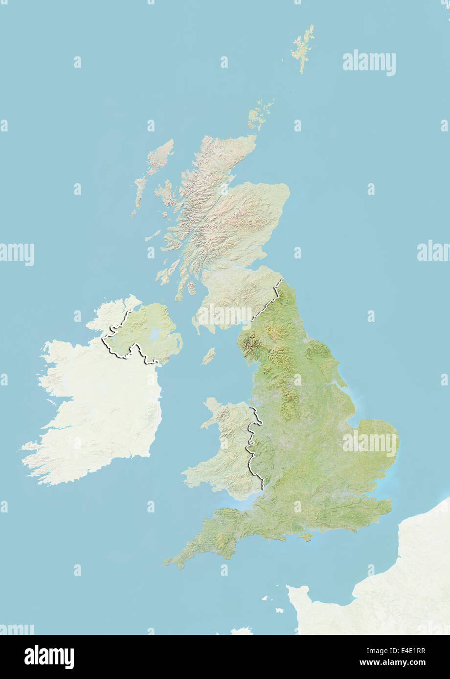 Regno Unito e Inghilterra, Mappa di sfiato Foto Stock