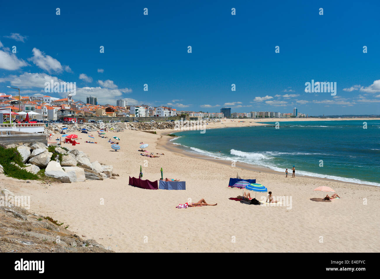 Il Portogallo, la Costa Da Prata, Beira Litoral, Figueira da Foz Foto Stock