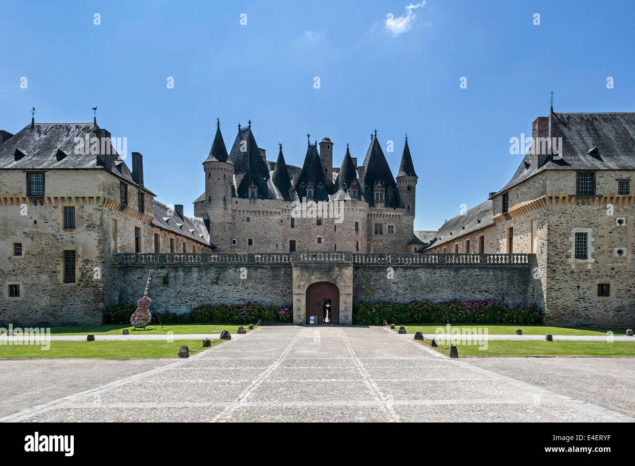 Château de Jumilhac, castello medievale di Jumilhac-le-Grand, Dordogne, Aquitaine, Francia Foto Stock
