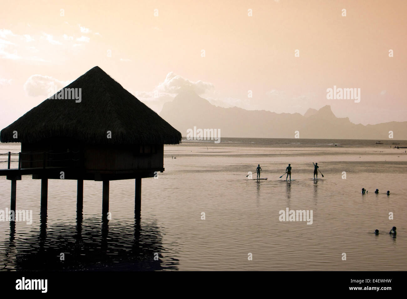 Meridien Hotel sull'isola di Tahiti, Polinesia francese. Foto Stock