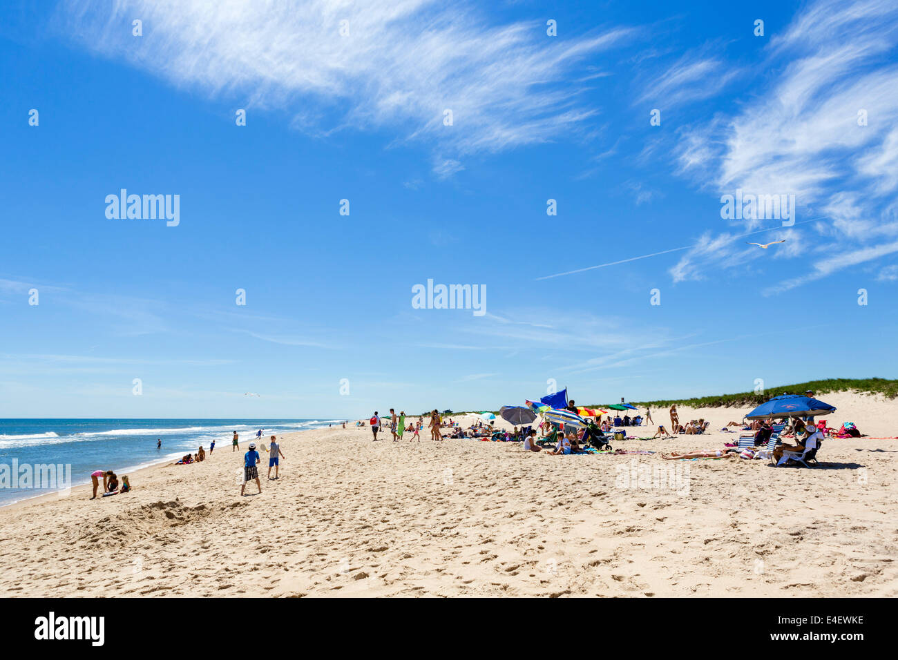 Atlantic Avenue Beach, Amagansett, East Hampton, contea di Suffolk, Long Island , NY, STATI UNITI D'AMERICA Foto Stock