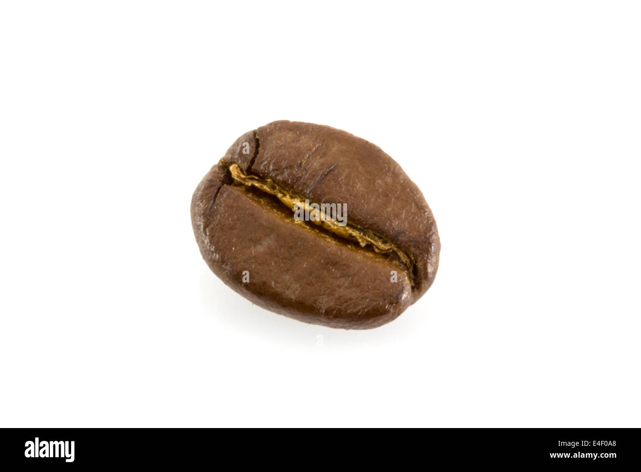 I chicchi di caffè isolare su sfondo bianco Foto Stock