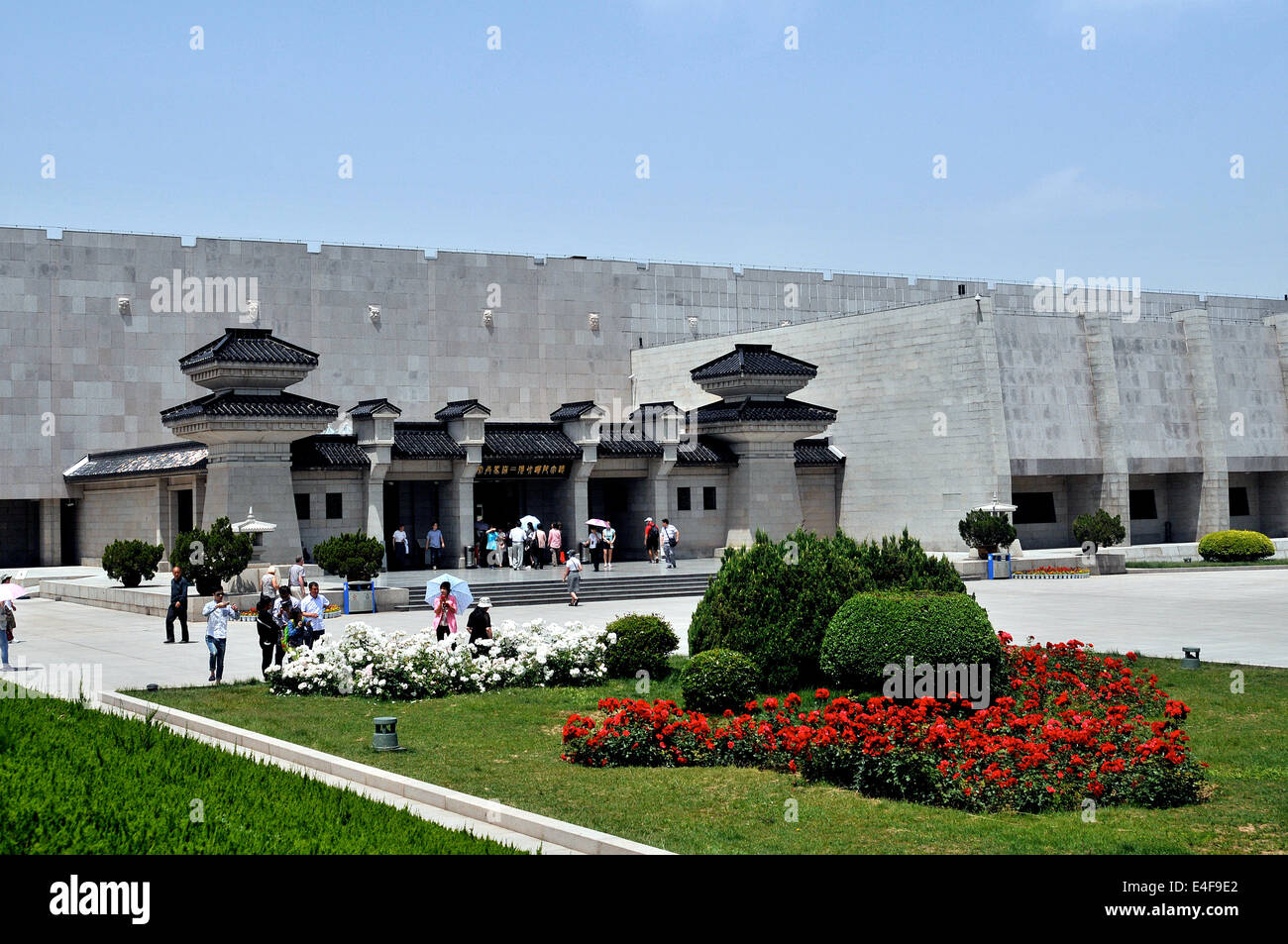 Guerrieri di Terracotta Esercito Museo esterno, Xian, Provincia di Shaanxi, PRC Repubblica Popolare di Cina e Asia Foto Stock