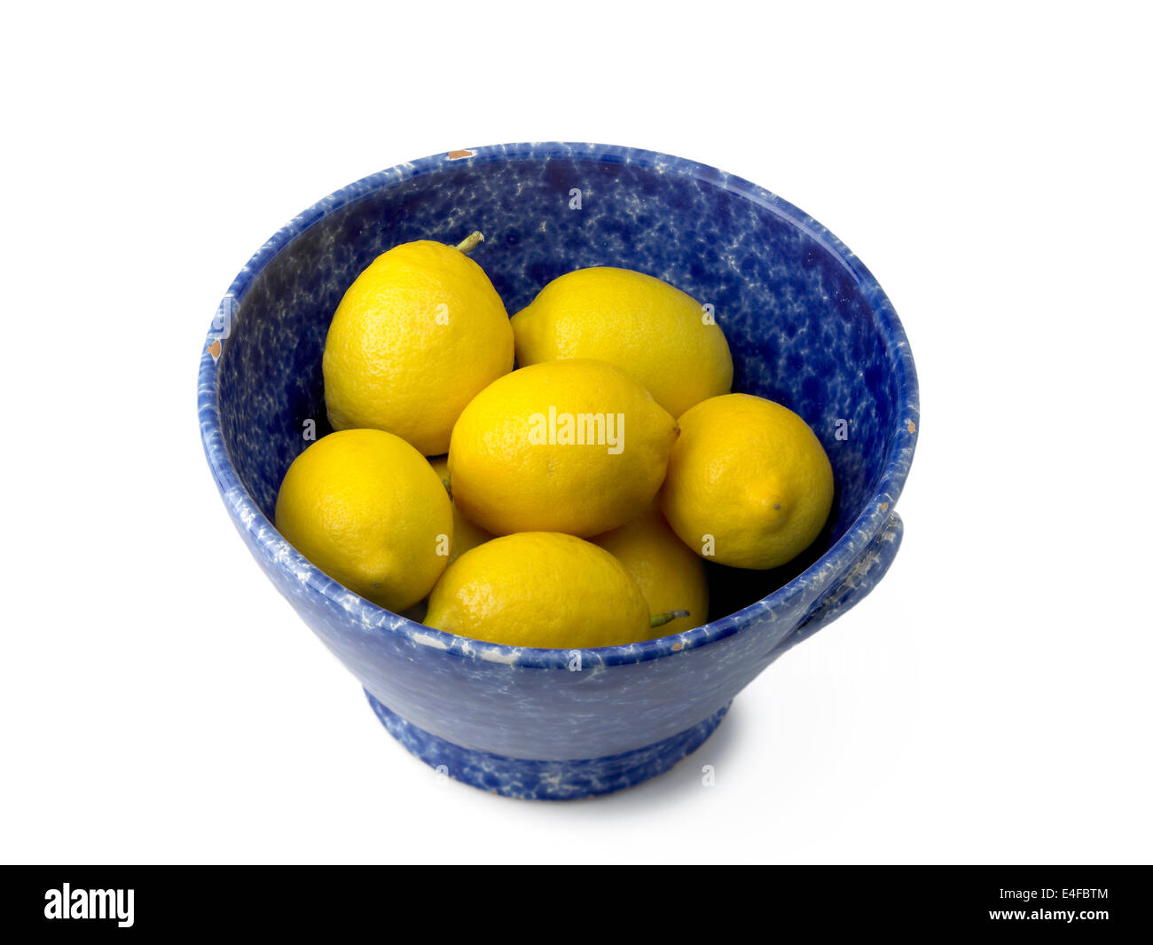 limoni in ciotola Foto Stock