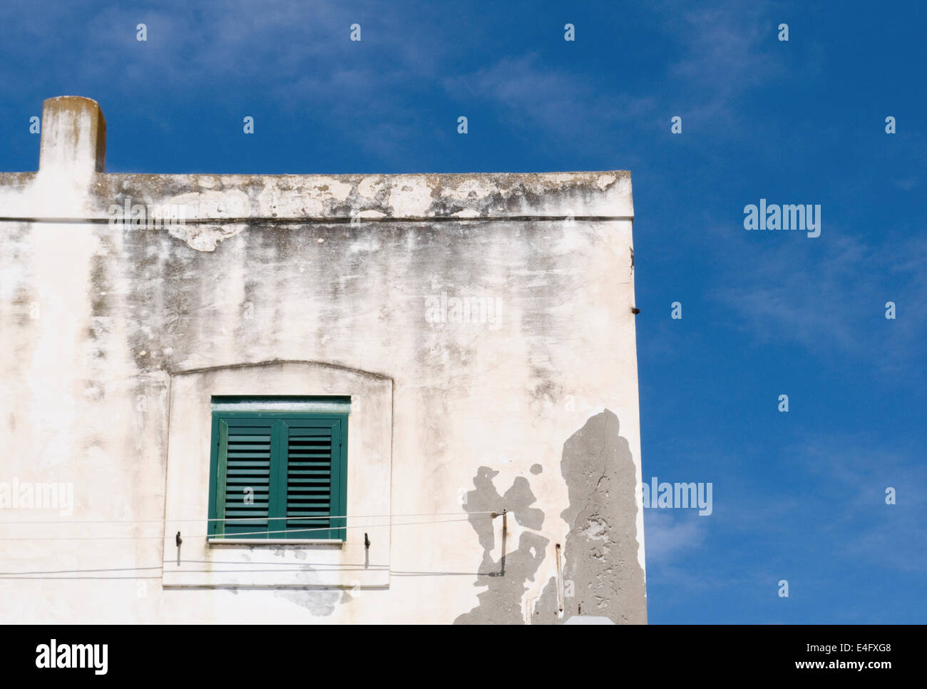 Casa a spiovente in Isole Tremiti, Italia Foto Stock