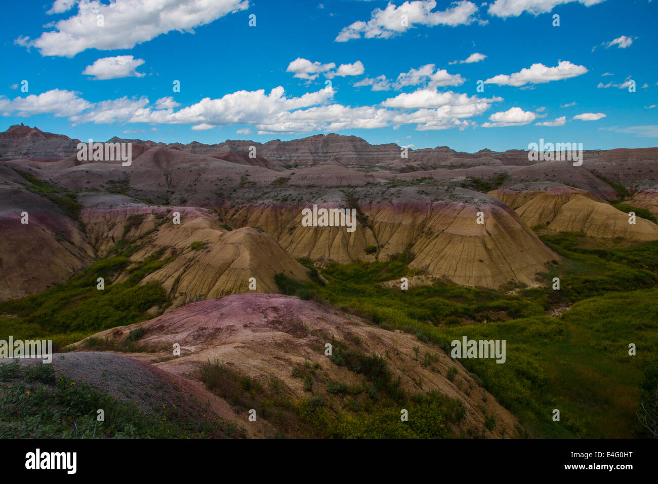 Badlands Dakota del Sud Foto Stock