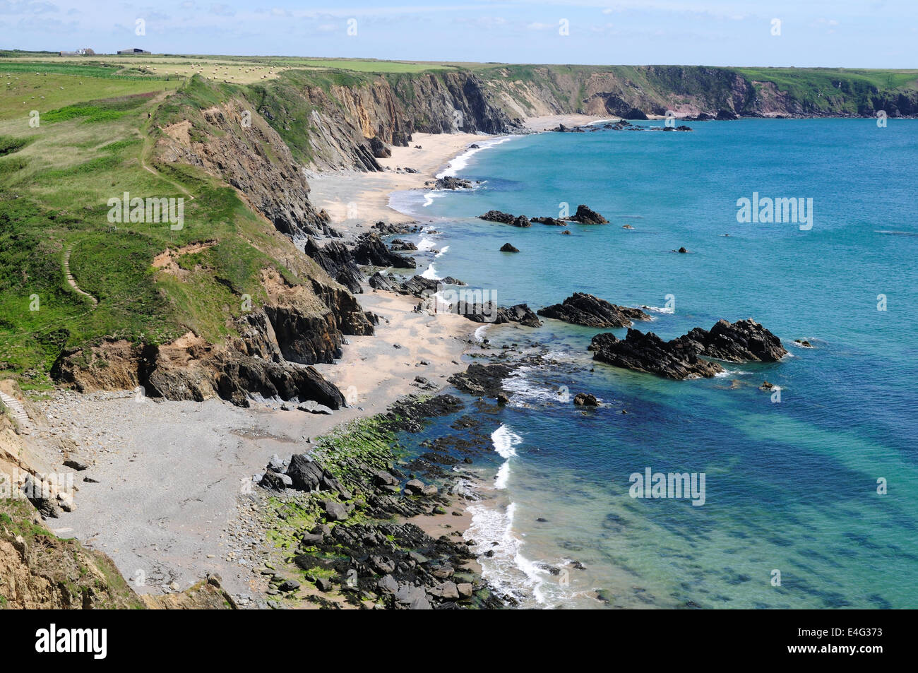 Marloes Sands Pembrokeshire Wales Foto Stock