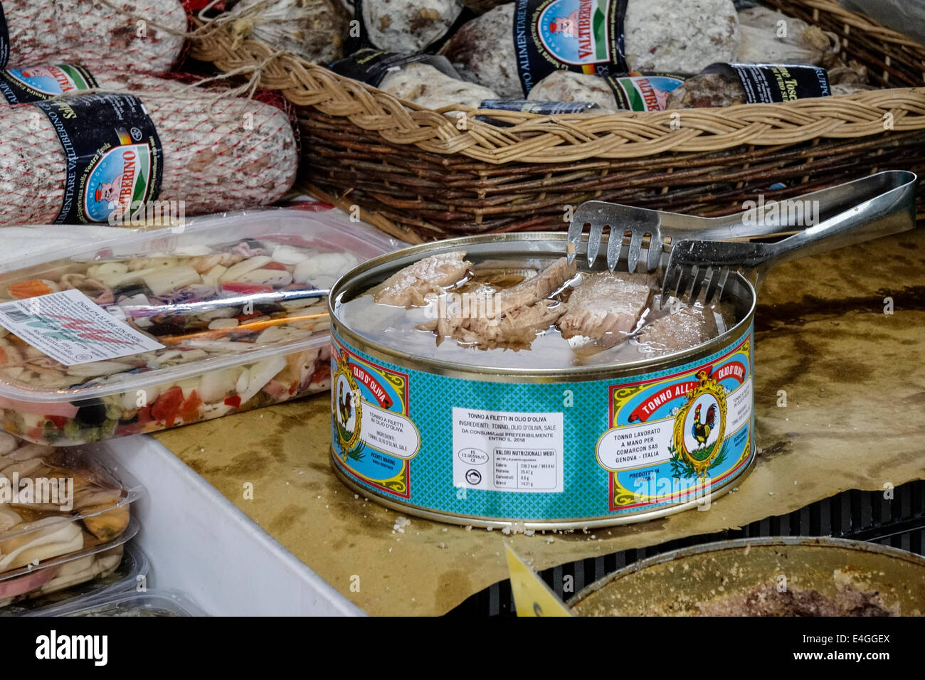 Mercato settimanale a Siena, Toscana, Italia, Europa Foto Stock