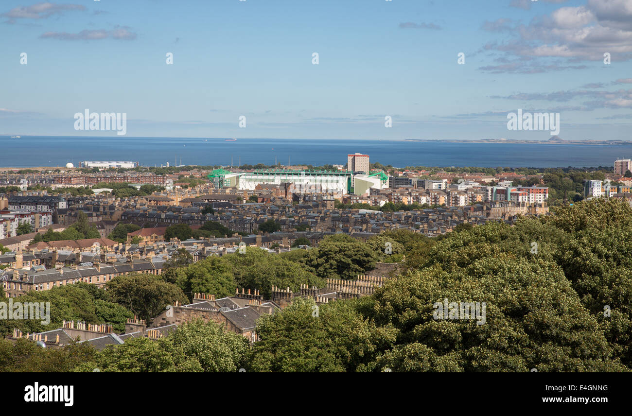 Easter Road Stadium di Edimburgo, Scozia Foto Stock
