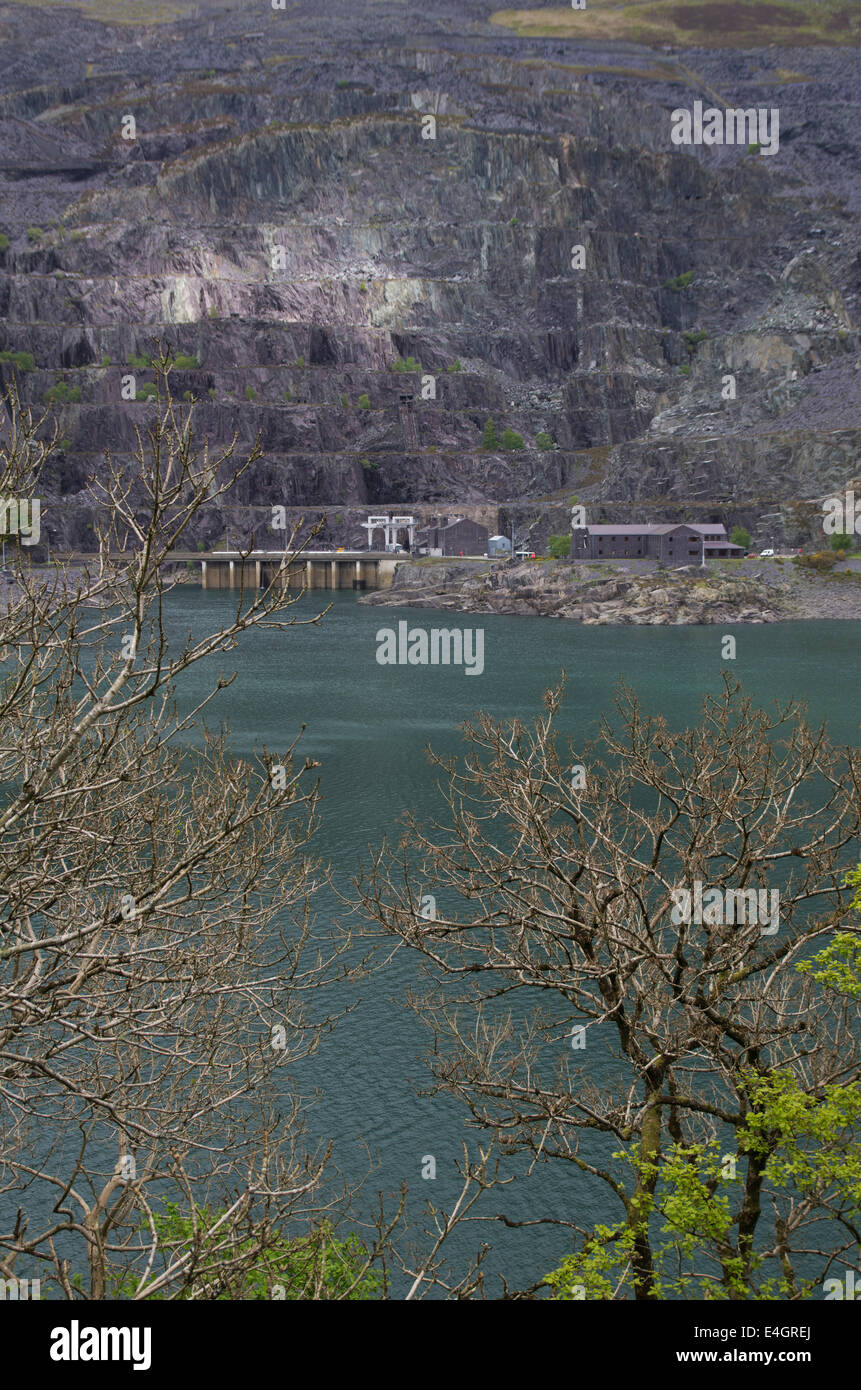 Dinorwig Power Station, Llanberis, Gwynedd. Foto Stock