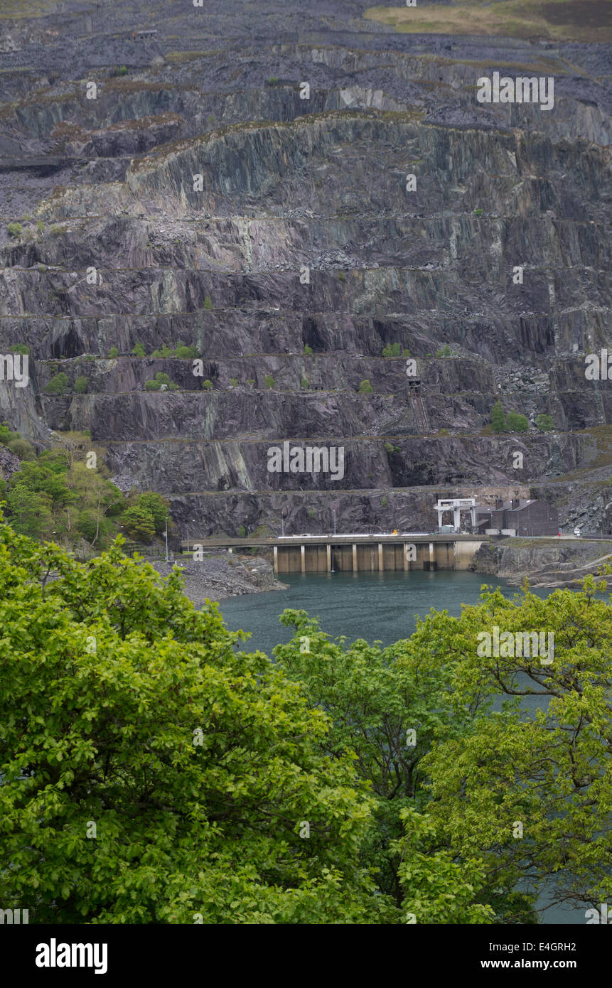 Dinorwig Power Station, Llanberis, Gwynedd. Foto Stock