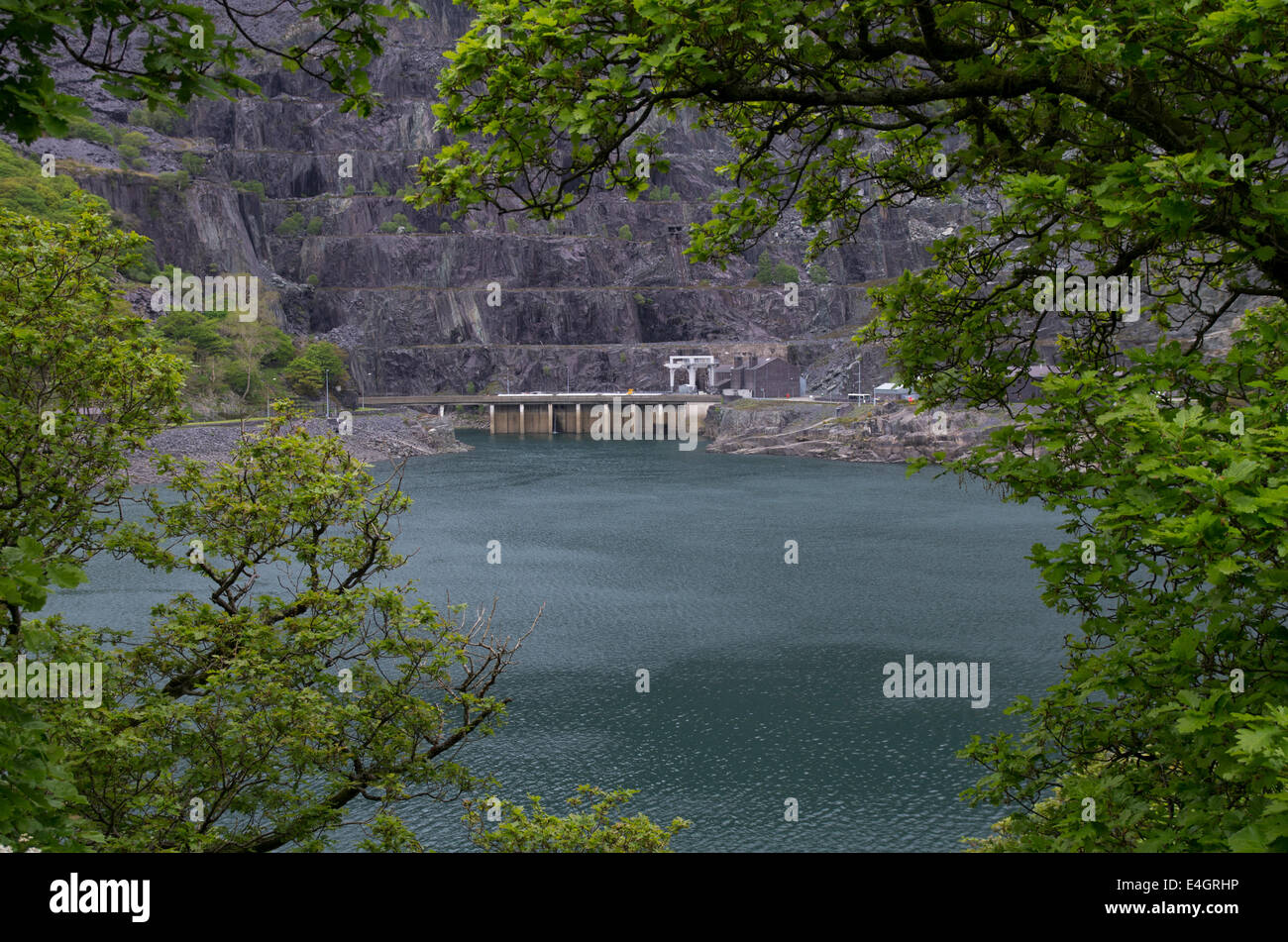 Dinorwig Power Station, Llanberis, Gwynedd. Foto Stock