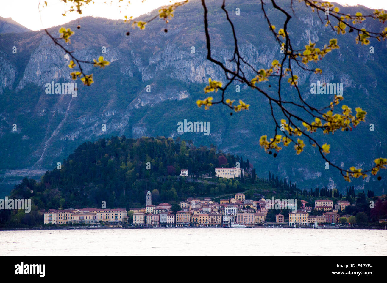 Bellagio città sul lago di Como Italia Foto Stock
