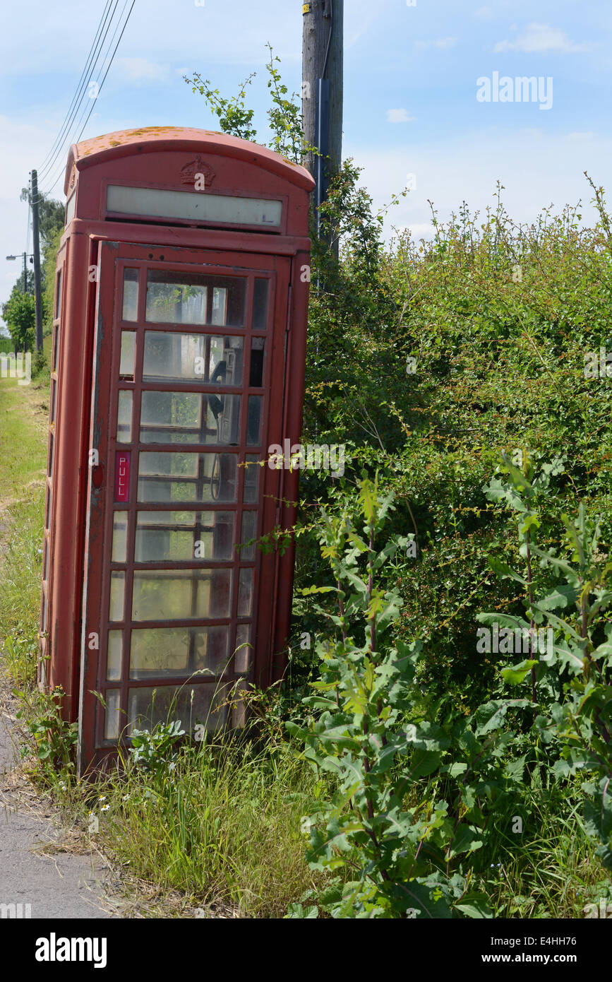 Sovradimensionate casella Telefono Regno Unito Foto Stock