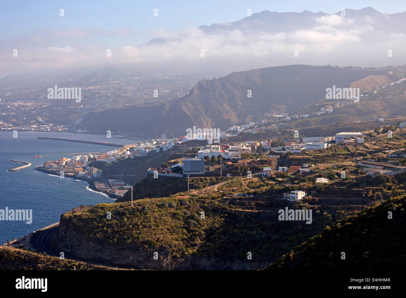 Santa Cruz de La Palma, capitale dell'isola La Palma Isole Canarie Spagna, Europa Foto Stock