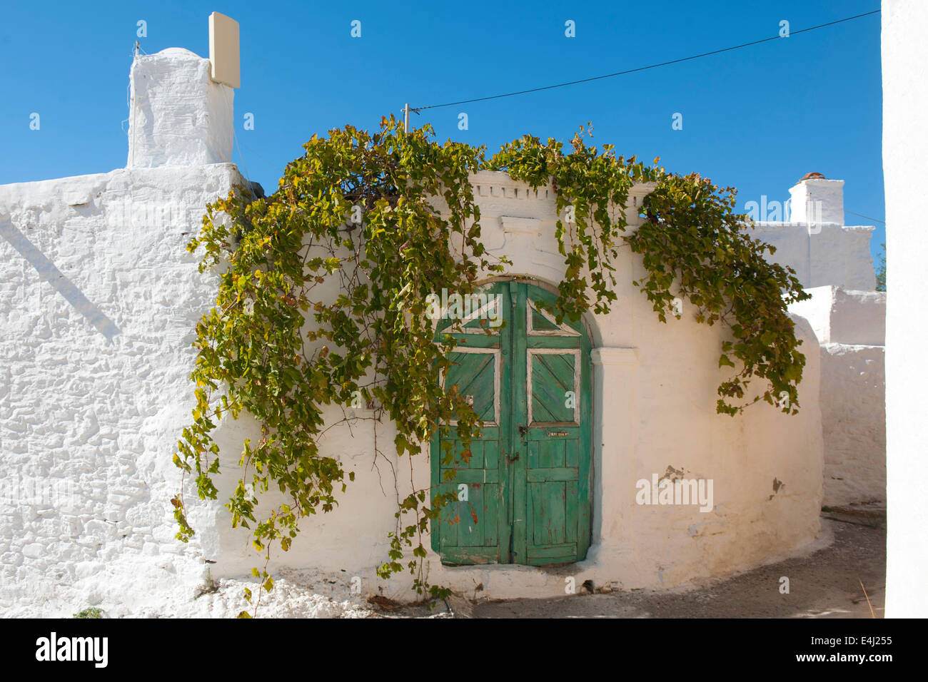 Griechenland, Rodi, Lachania, Dorfhaus Foto Stock