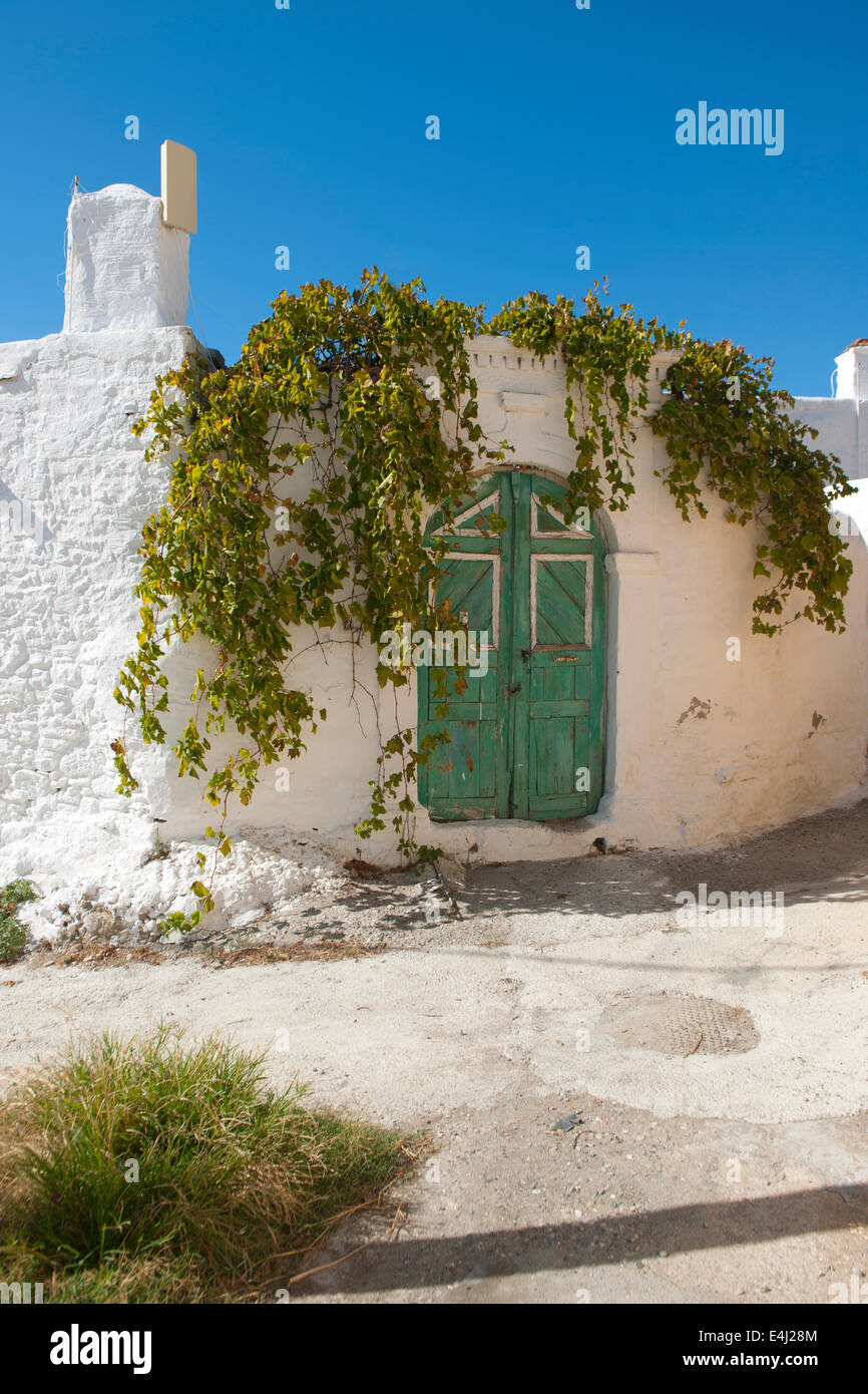 Griechenland, Rodi, Lachania, Dorfhaus Foto Stock