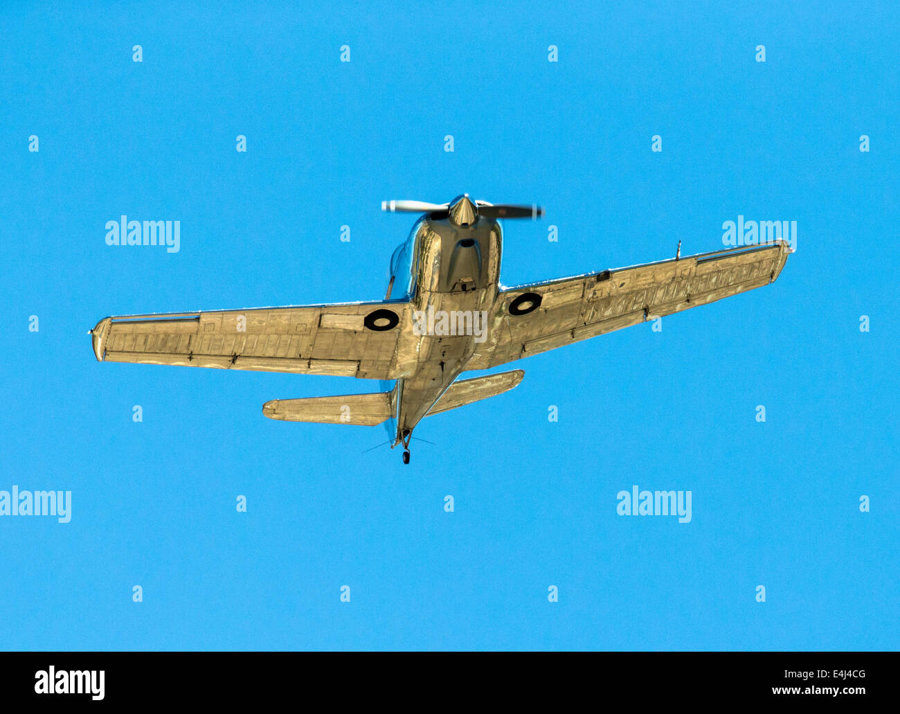 Antichi e moderni velivoli all'annuale Salida, Colorado, ArtWalk Fly-In evento Foto Stock