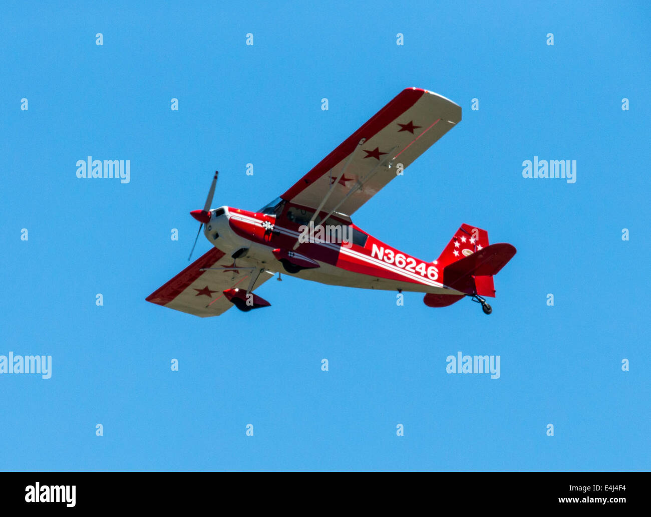 Antichi e moderni velivoli all'annuale Salida, Colorado, ArtWalk Fly-In evento Foto Stock