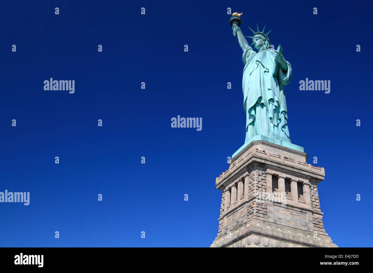 Statua della Libertà di New York City, Stati Uniti d'America Foto Stock