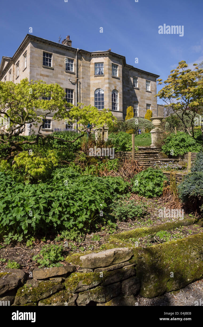 I giardini di Constable Burton Hall, North Yorkshire Foto Stock