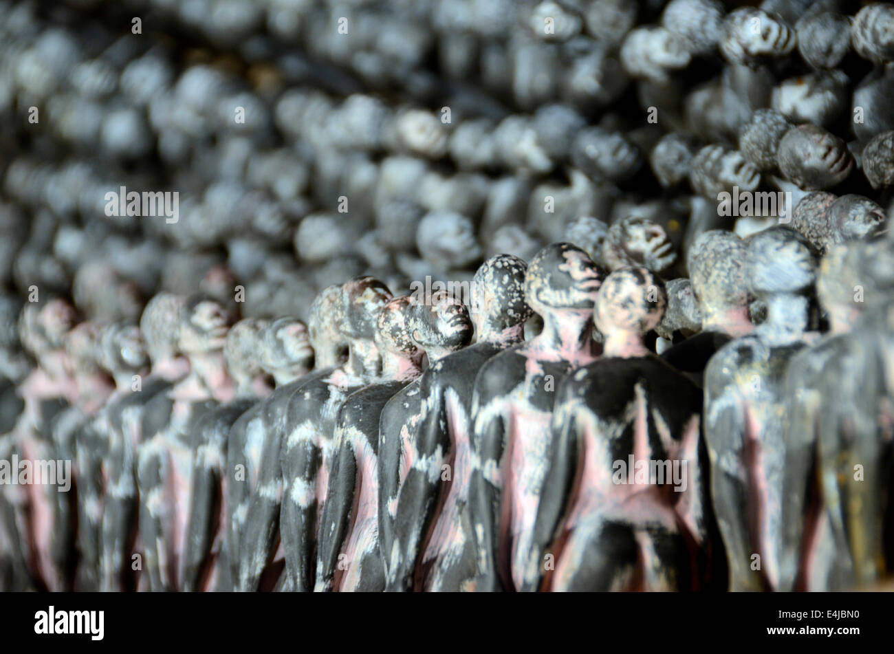 I loro spiriti arte di installazione da artista giamaicano laura facey esplorando il problema della schiavitù. Liverpool England Regno Unito Foto Stock