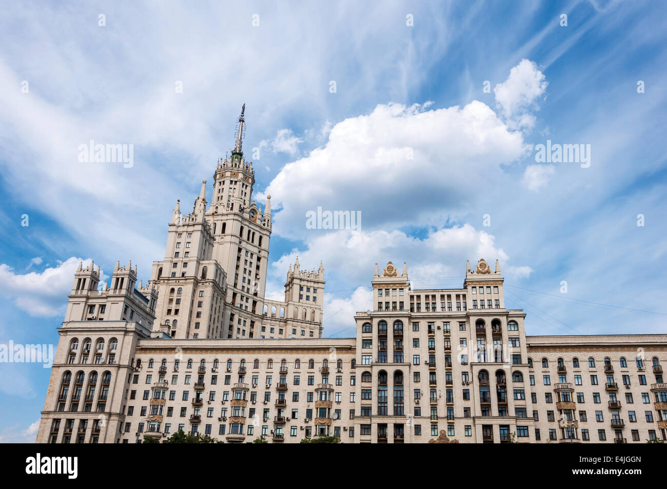 Stalin grattacielo sul lungomare a Mosca, Russia Foto Stock