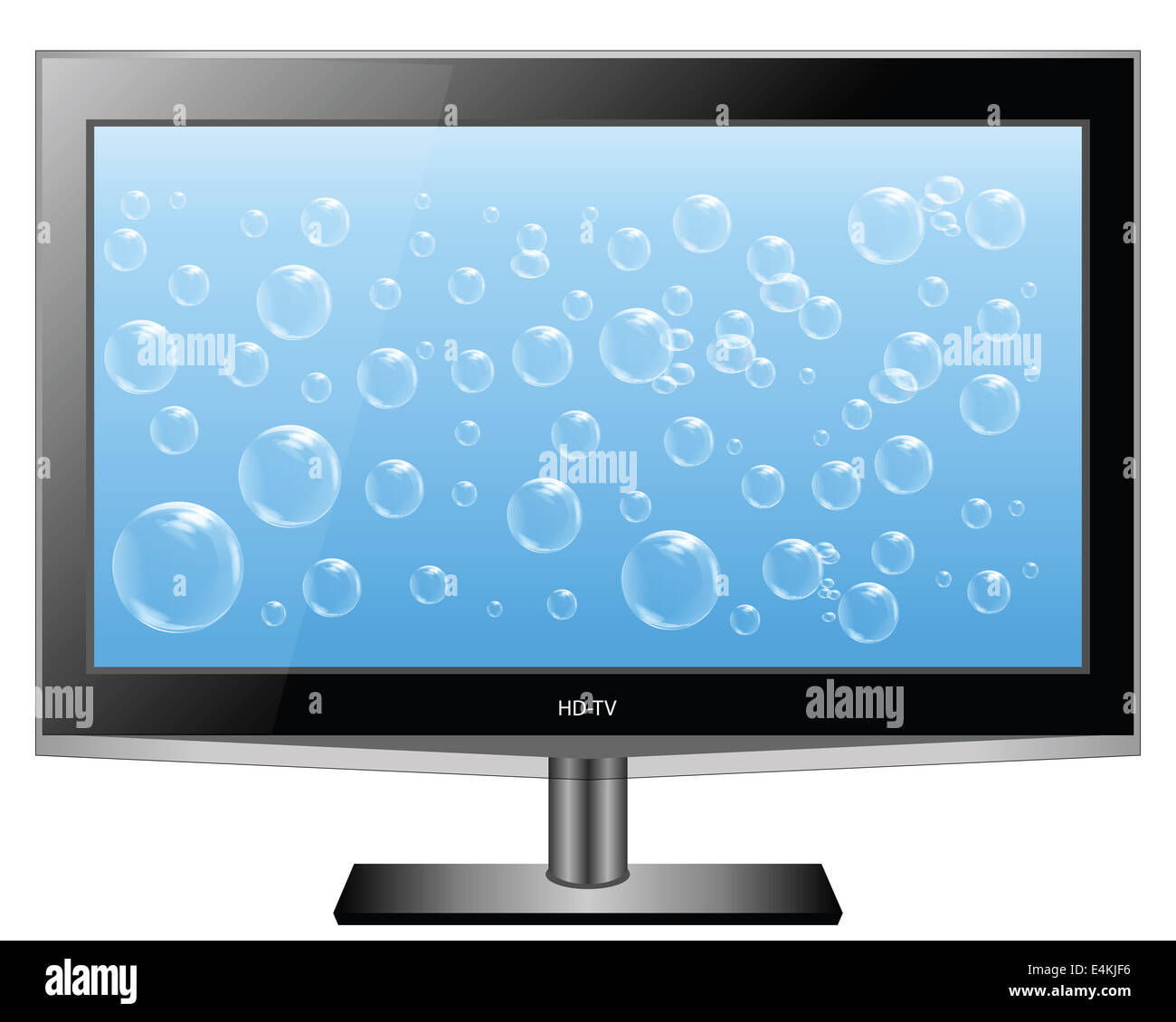 Plasma TV HD Wide Screen Foto Stock