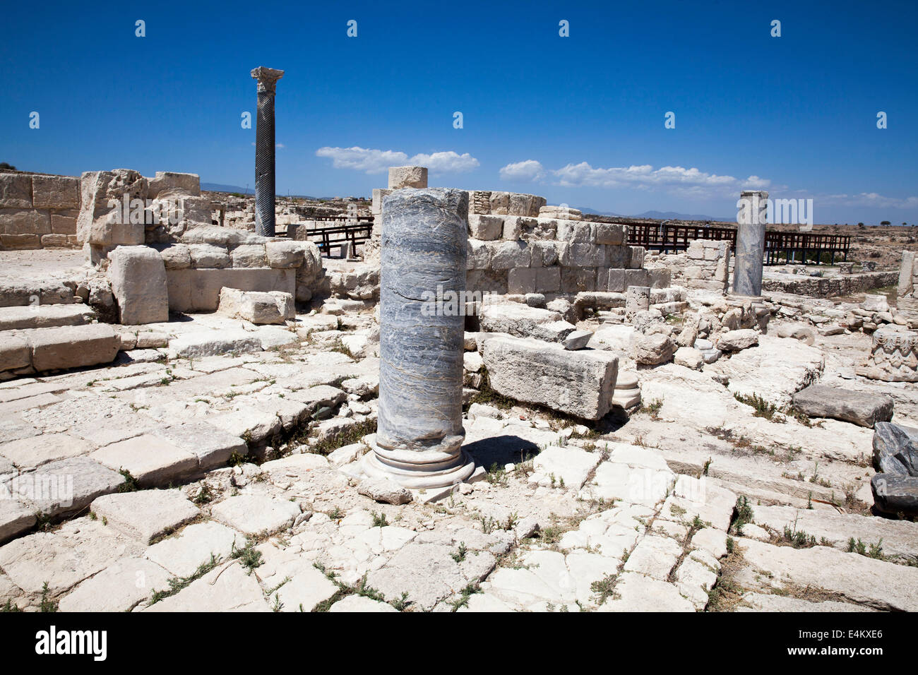 Rovine romane di Kourion, Cipro Foto Stock