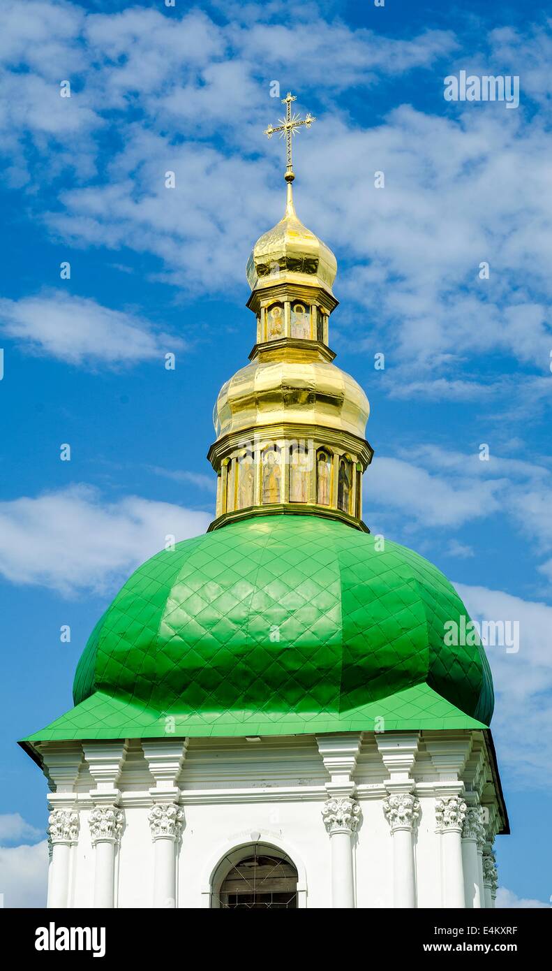 Kiev Lavra chiesa Pecherskaya Foto Stock