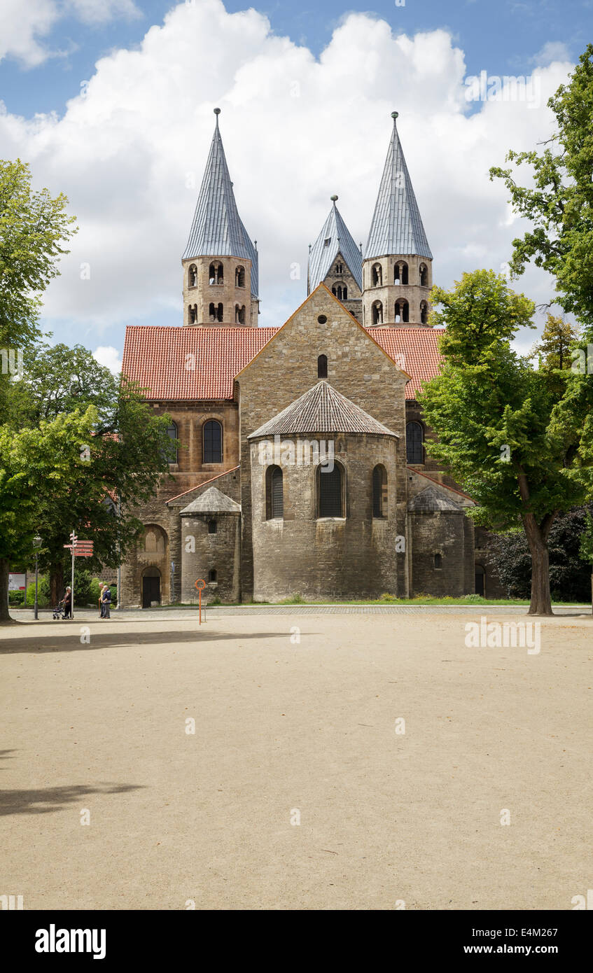Chiesa di Nostra Signora, Halberstadt, Sassonia Anhalt, Germania Foto Stock