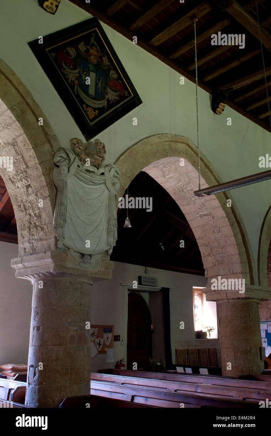 San Pietro e la chiesa di San Paolo, maggiordomi Marston, Warwickshire, Inghilterra, Regno Unito Foto Stock